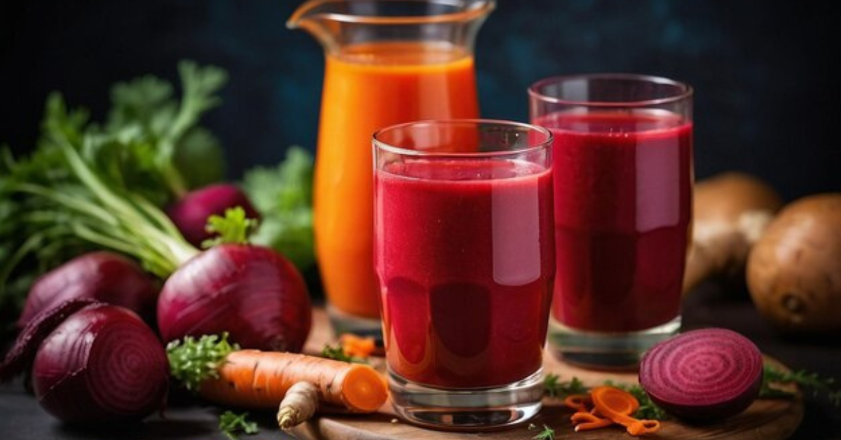 How to Make Carrot Beetroot Ginger Juice at Home