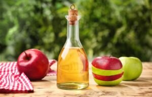 glass-bottle-with-apple-vinegar-fresh-fruit-wooden-table_392895-481284-300x192 Apple Cider Vinegar: 7 Benefits, Uses, and Side Effects