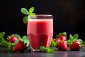 strawberry-smoothie-glass-refreshment-generative-ai_94628-5572-300x200 Boost Your Day with Easy Strawberry Juice Recipe