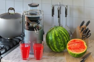 watermelon-juice-electric-juicer-kitchen-table-3d-rendering_808337-7859-300x199 watermelon juice drink || recipe step by step